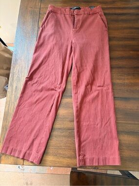 Wide-Leg Pants in Rusty Rose